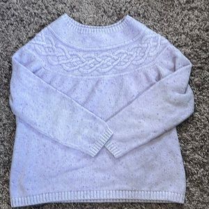 Talbots lilac Sweater size M